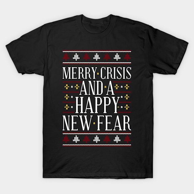 Merry Crisis Christmas 2020 Christmas saying T-Shirt by Jonas Design